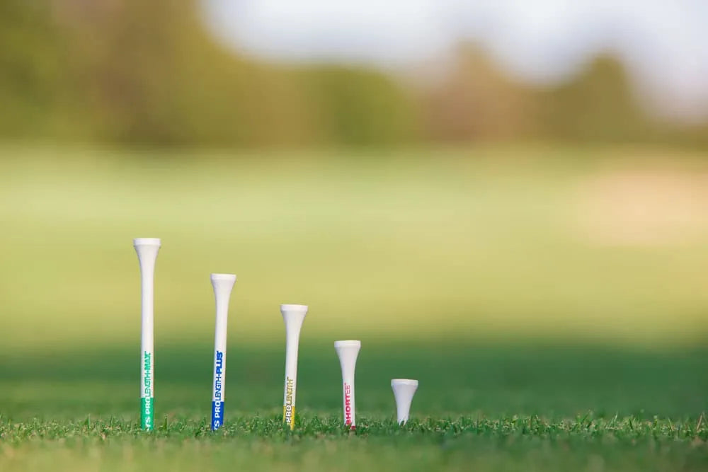 Pride PTS Wood Golf Tees - 135 Count, 3-1/4 Inch - 1 Brand on Tour - Best for Drivers & Woods - Improve Distance and Accuracy