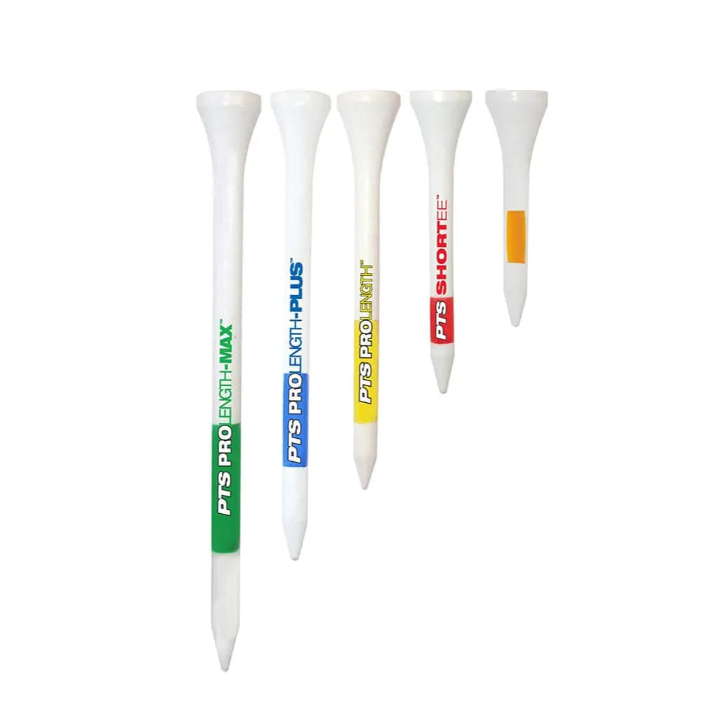 Pride PTS Wood Golf Tees - 135 Count, 3-1/4 Inch - 1 Brand on Tour - Best for Drivers & Woods - Improve Distance and Accuracy