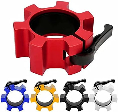 Metal Olympic Barbell Clamps 2inch Heavy Duty Exercise Collars 2" Barbell,Quick 1 Pair