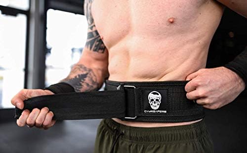 Gymreapers Quick Locking Weightlifting Belt for Bodybuilding 4 Inch