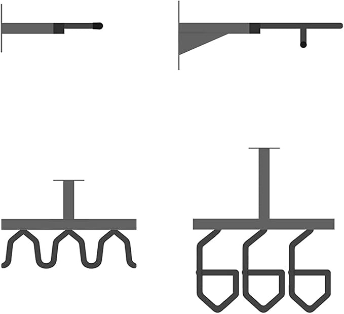 Gun Rack, Gun Rack Wall Mount for Rifles and Shotguns, Rifle Rack - Heavy Duty Steel, 3-Slot