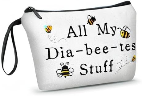Diabetic Gifts,Medicine Pouch,Makeup Bag Cute,Pill Pouch Bags,Bag Full Of Drugs,Diabetic Bags,Travel Cosmetic Bag,Diabetes Accessories,Christmas Gifts for Women