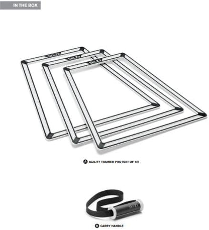 SKLZ Agility Trainer Pro Trapezoid Agility Trainers for Multi-Directional Ladder Patterns