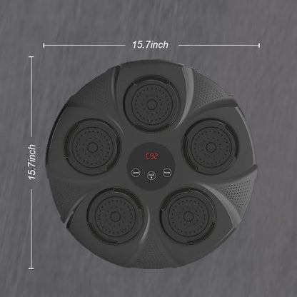 Music Boxing Machine with Boxing Gloves, Smart Bluetooth Boxing Equipment, Wall Mounted Target Training Punching Boxing Machine for Adults