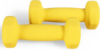 Neoprene Dumbbell Hand Weights, Anti-Slip, Anti-roll, Hex Shape Colorful, Pair or Set with Stand