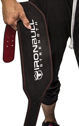 Weight Lifting Belt - 6-inch Padded Leather Weight