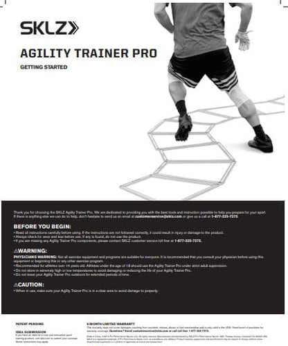 SKLZ Agility Trainer Pro Trapezoid Agility Trainers for Multi-Directional Ladder Patterns