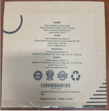 StrongTek Professional Foam Exercise Balance Pad - 15.8" 13" x 2", High-Density