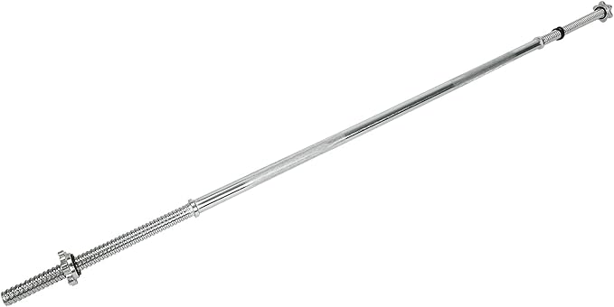 Threaded Chrome Barbell Bar 1-2 Inch Barbell Diameter
