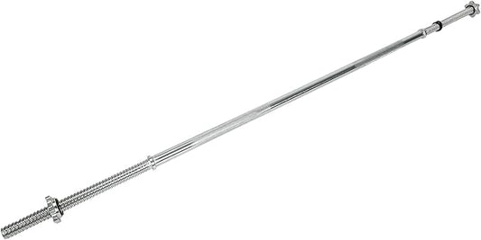 Threaded Chrome Barbell Bar 1-2 Inch Barbell Diameter