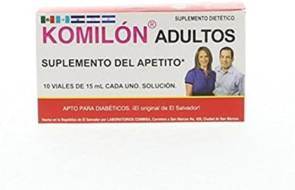 Adults - Suplemento Del Apetito x 10 Viales x 15 ml (Pack of 1)
