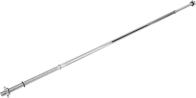 Threaded Chrome Barbell Bar 1-2 Inch Barbell Diameter