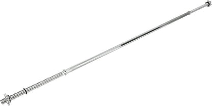 Threaded Chrome Barbell Bar 1-2 Inch Barbell Diameter