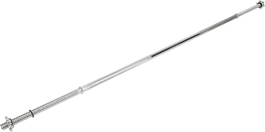 Threaded Chrome Barbell Bar 1-2 Inch Barbell Diameter