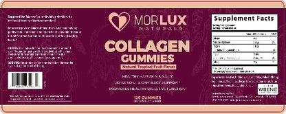 Collagen Gummies, Collagen Peptide Vitamin Gummies for Healthy Skin, Nails & Hair, Promotes Joint, Bone Health & Digestive Function, Dietary Supplement for Women & Men, 120 Gummies