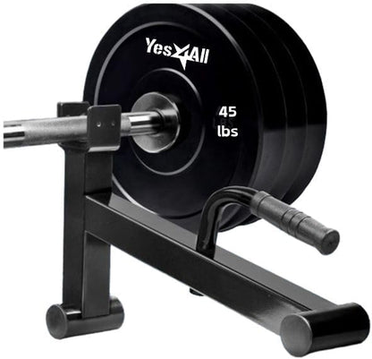 Yes4All Deadlift Jack/Barbell Stand – Holds 600lb Barbell Plates for Deadlift Exercise, Squat Wedge for Squat/Weight Training