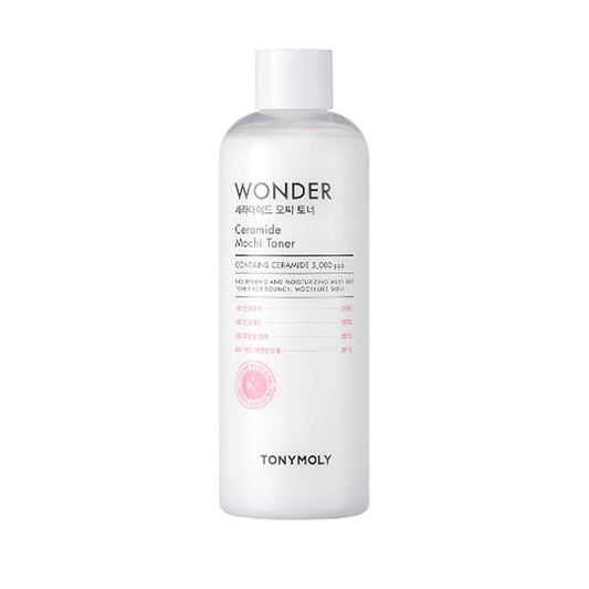 TONYMOLY Wonder Ceramide Mochi Toner, Dewy, Glass Skin Toner, Hydrate & Strengthens for Stronger and Healthier Skin, 16.9 oz