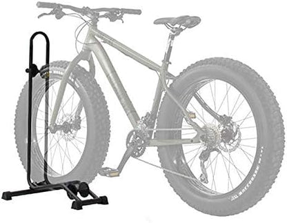 BikeHand Floor Stand Parking Rack - for 24"-29" Mountain MTB & Road Bicycles Indoor Outdoor Garage Storage - Fat Bike for 3 Bikes