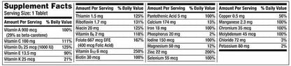 Centrum Silver Adult Multivitamin 425 Tablets + Exclusive Sticker, Higher level of Vitamin C & Zinc