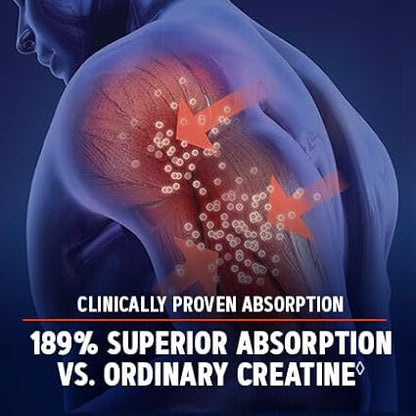 GNC AMP Creatine HCl Pills | Muscle Builder, Energy Production, Performance Recovery Supplement | Fast Absorbing, Gluten Free Formula| 120 Count