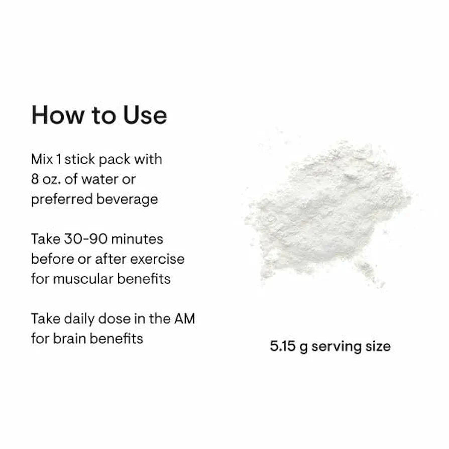THORNE Creatine - Micronized Creatine Monohydrate Powder, Amino Acid Support for Muscles, Cellular Energy & Cognitive Function* - Unflavored - NSF Certified for Sport - 5 g per Serving - 30 Servings