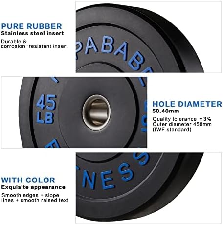 Papababe Bumper Plates 2 Inch