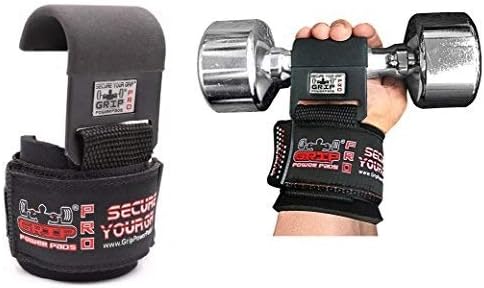 Weight Lifting Hooks Heavy Duty Lifting Wrist Straps
