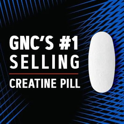 GNC AMP Creatine HCl Pills | Muscle Builder, Energy Production, Performance Recovery Supplement | Fast Absorbing, Gluten Free Formula| 120 Count