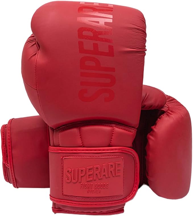 Superare Supergel V Boxing Gloves, Professional Training, Fighting, Kickboxing, Muay Thai and MMA Gloves, for Men and Women, Comfortable Strap Closure