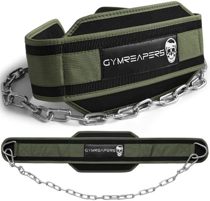 Gymreapers Dip Belt With Chain For Weightlifting