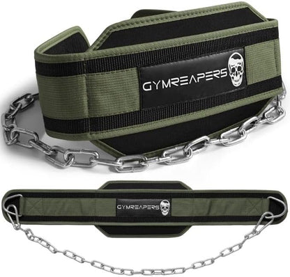 Gymreapers Dip Belt With Chain For Weightlifting