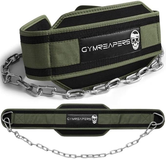 Gymreapers Dip Belt With Chain For Weightlifting