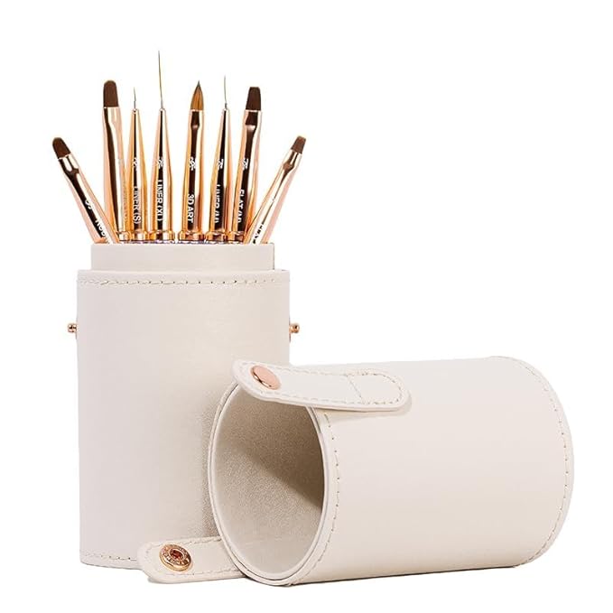 Kiara Sky Nail Art Brush Case | crafted with vegan leather