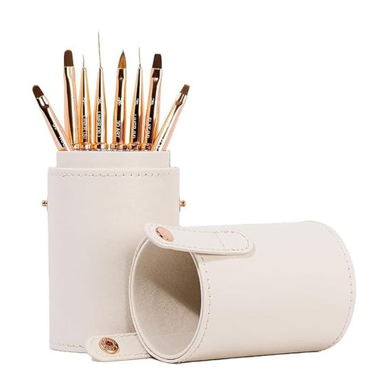 Kiara Sky Nail Art Brush Case | crafted with vegan leather