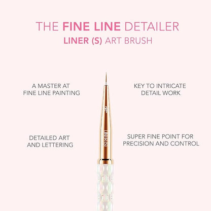 Kiara Sky Professional Nails *NEW* Gel Nail Art Brushes (Nail Art Brush - S Liner)