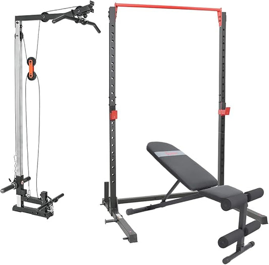 Sunny Health & Fitness Essential Adjustable Power Rack
