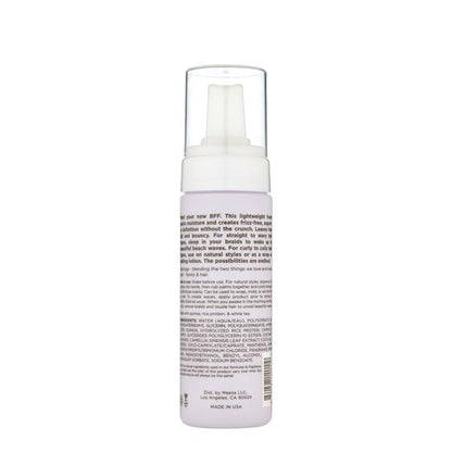 Hairitage Have It All Curl Enhancing Foam Mousse with Quinoa + Rice Protein for Frizz Control + Moisture - Lightweight Formula - Leaves Hair Full + Bouncy - Set Hairstyles + Curls, 5 oz