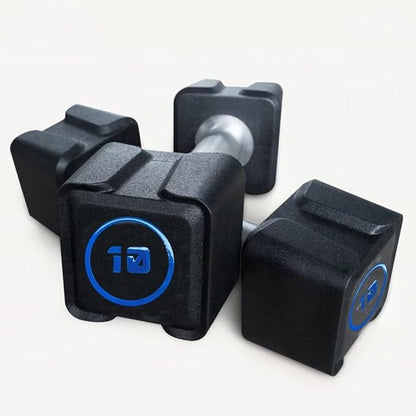 Cast Iron Dumbbells,(5.5LB-30LB)/Single(30LB/55LB) Dumbbell Weights with PU Coating and Anti-slip Grip,No Odor