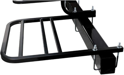 Quick Products QPRBM2R RV Bumper-Mounted 2-Bike Rack with Adjustable Width and Stabilizer Post