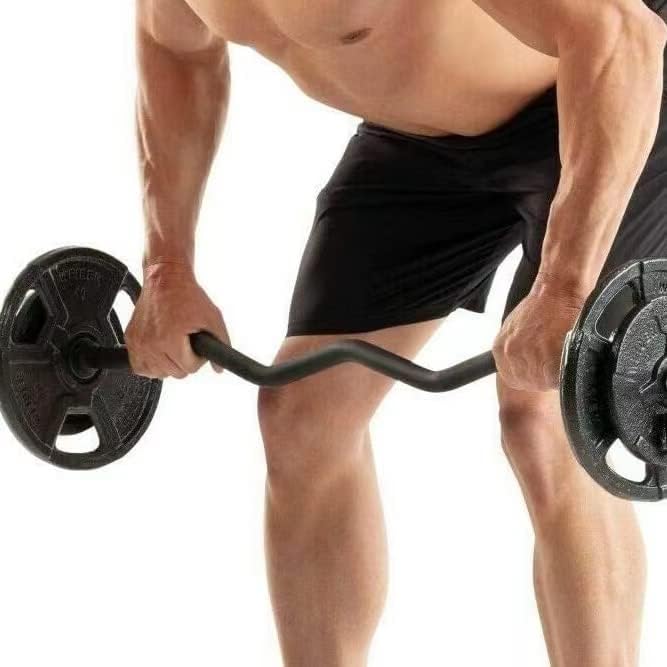 Chong Olympic Barbell 47Inch-4FT-350lb /86Inch-7FT-1500lb EZ Curl Weight Bar