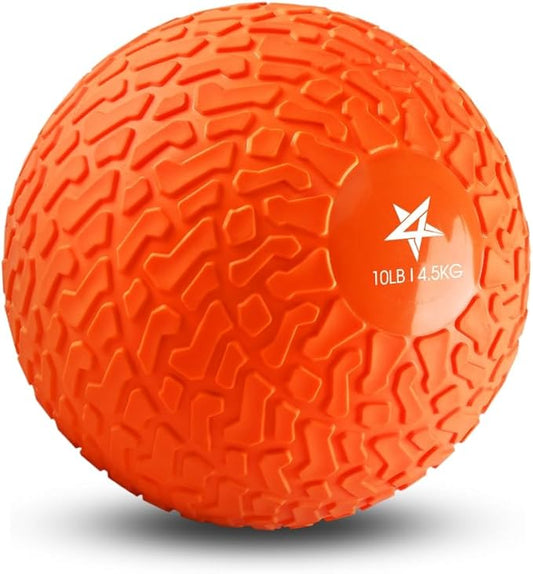 Yes4All Upgraded Fitness Slam Medicine Ball 10lbs for Exercise