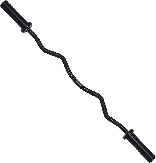 Signature Fitness Everyday Essentials Olympic Super Curl Barbell 48 inch (350 lb