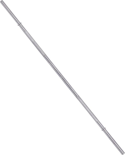 Signature Fitness Powergainz Olympic Barbell Standard Weightlifting Barbell 300-Pound Capacity,Silver