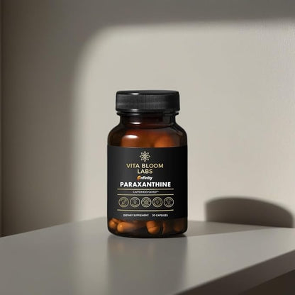 Enfinity Paraxanthine Capsules, Clean Energy & Focus, Caffeine Alternative | 200 mg per Capsule | 30 Capsules per Bottle | Formulated in USA, GMP Certified, Non-GMO, Kosher