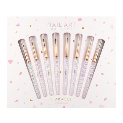 Kiara Sky Nail Art Brush Collection | Set of 8 Brushes