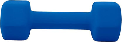 Weights Dumbbells set of 2 Fitness for Man Woman Home Gym Health Exercise 10LB Blue Rubber Hex Dumb Bells
