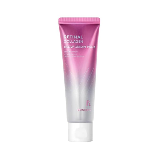 RETINAL COLLAGEN GLOW CREAM PACK, 1.69fl.oz/50ml, Hydrating, Moisture-Rich Cream, Nourishing Sleeping Pack, Soothing Facial Mask, Plumping&Firming