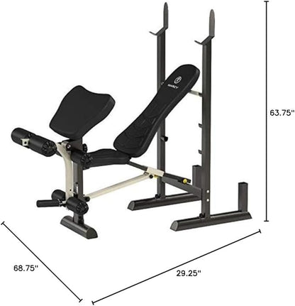 MARCY Adjustable Weight Bench - Incline 600 lbs MWB-20100