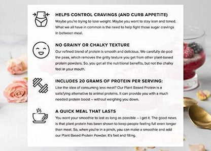 Truvani Vegan Pea Protein Powder | Chocolate | 20g Organic Plant Based Protein | 1 Serving | Keto | Gluten & Dairy Free | Low Carb | No Added Sugar