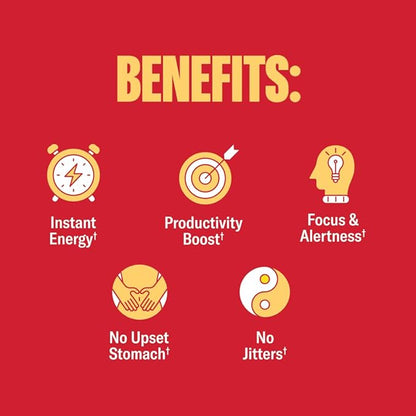 Energy | Natural, Instant Energy Strips with 50mg Caffeine, L-Theanine, Vitamin B12 | 30 Energy Strips = 30 Energy Drinks | 5X Faster Absorption (Cinnamon Vanilla)